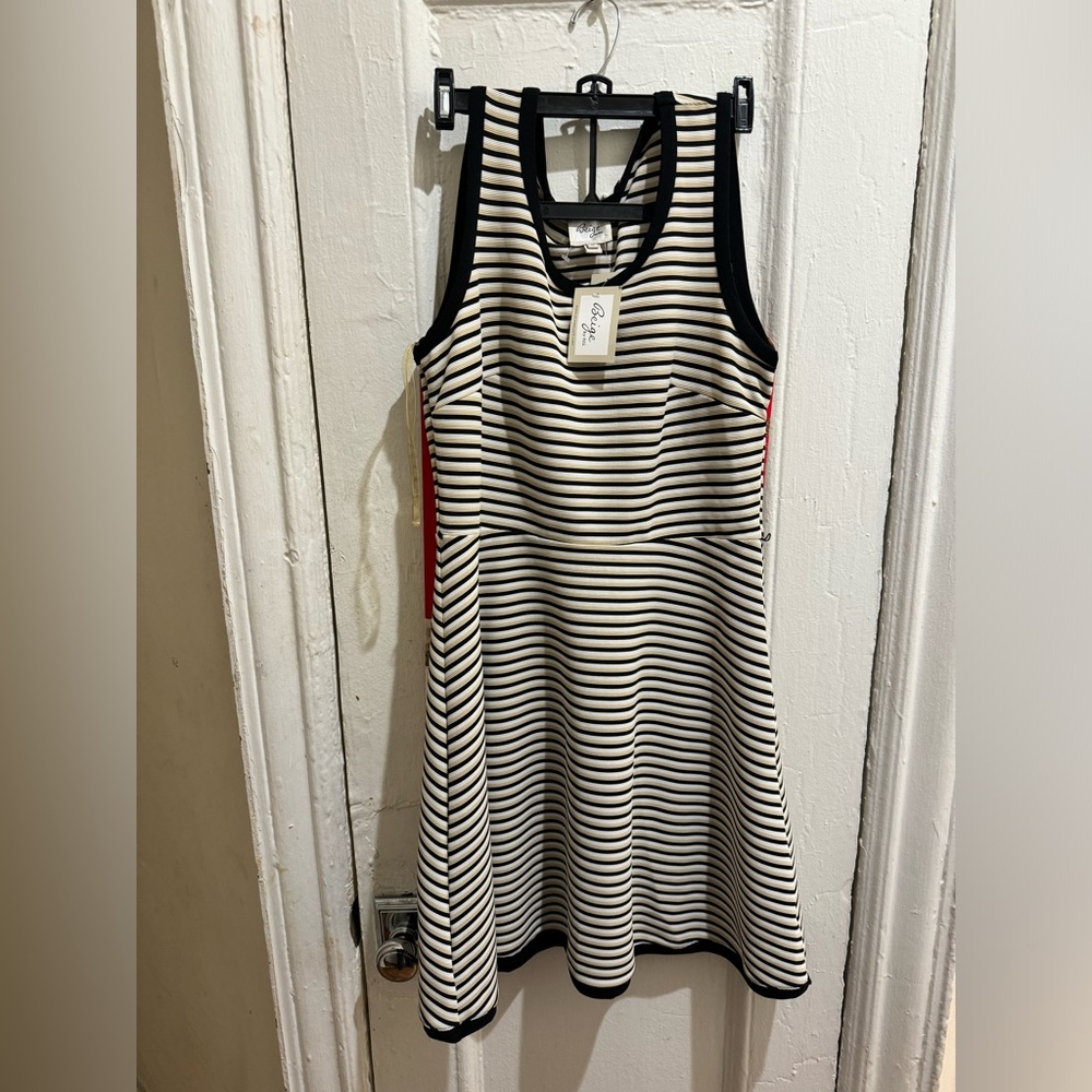 New Striped Sleeveless Summer Dress Size 12